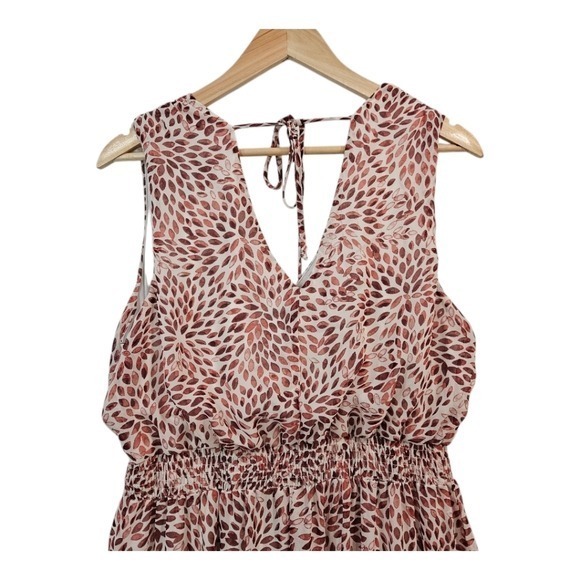 Kate And Lily Womens Sleeveless Tiered Maxi Dress Plus Flowy V Neck Vacation - Picture 4 of 11